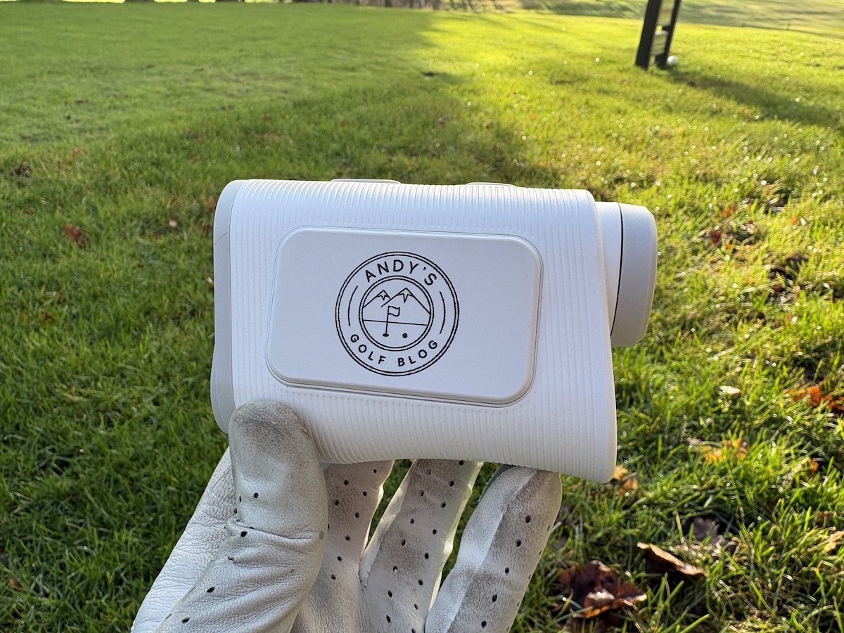 Shot Scope PRO X laser rangefinder customised logo.