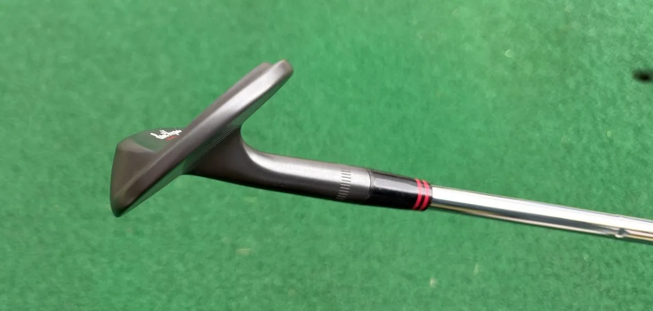 Sole of the Ben Hogan Equalizer II wedge (52 degree) side on