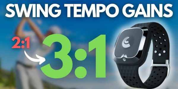 analysing my swing tempo with the dewiz training aid
